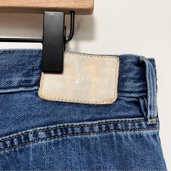 Everlane The Summer Wide Leg Jean In Dark Blue Wash 33 - Picture 7 of 9